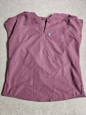Fabletics Moonlight Mauve Evolve Scrub Top- XXS